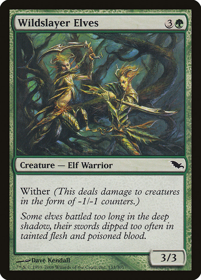 Wildslayer Elves [Shadowmoor] | Card Citadel