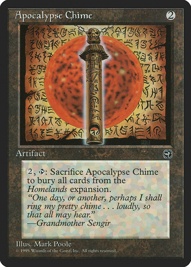 Apocalypse Chime [Homelands] | Card Citadel