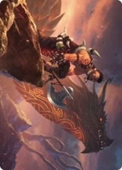 Dragonkin Berserker Art Card [Kaldheim: Art Series] | Card Citadel
