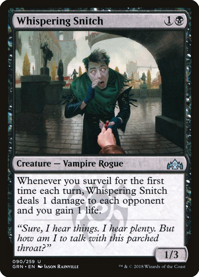 Whispering Snitch [Guilds of Ravnica] | Card Citadel