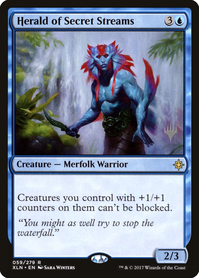 Herald of Secret Streams [Ixalan Promos] | Card Citadel