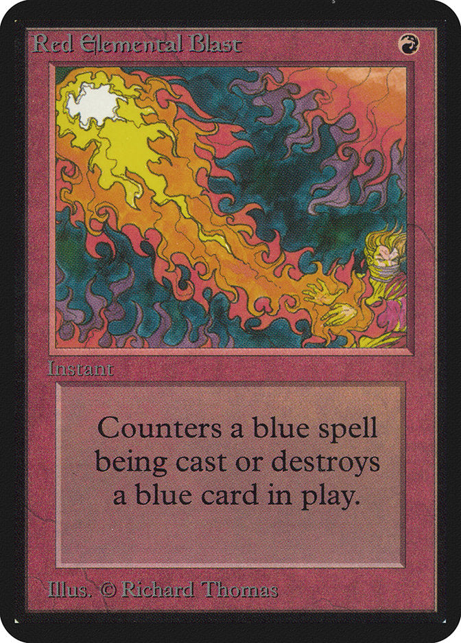 Red Elemental Blast [Limited Edition Alpha] | Card Citadel