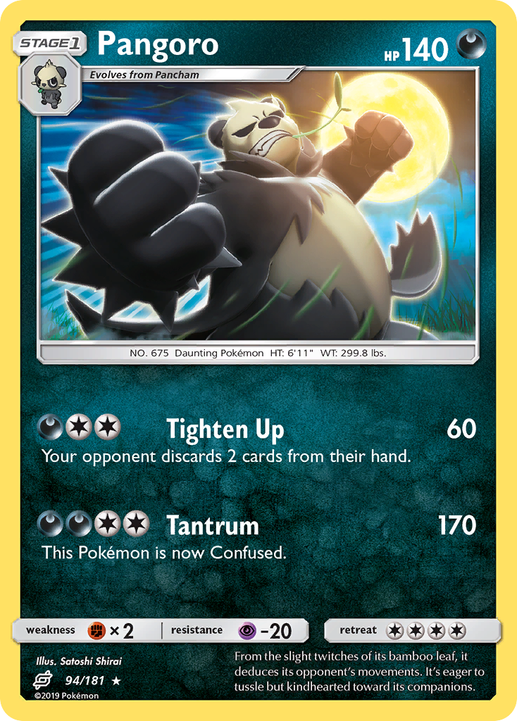 Pangoro (94/181) [Sun & Moon: Team Up] | Card Citadel