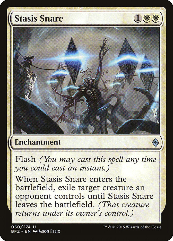 Stasis Snare [Battle for Zendikar] | Card Citadel