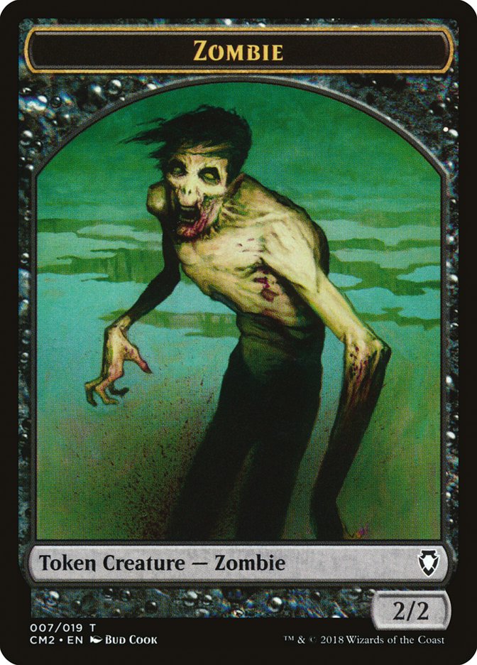 Zombie Token [Commander Anthology Volume II Tokens] | Card Citadel