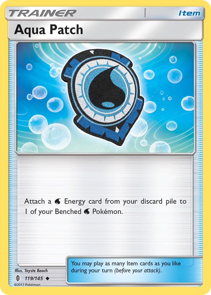 Aqua Patch (119/145) [Sun & Moon: Guardians Rising] | Card Citadel