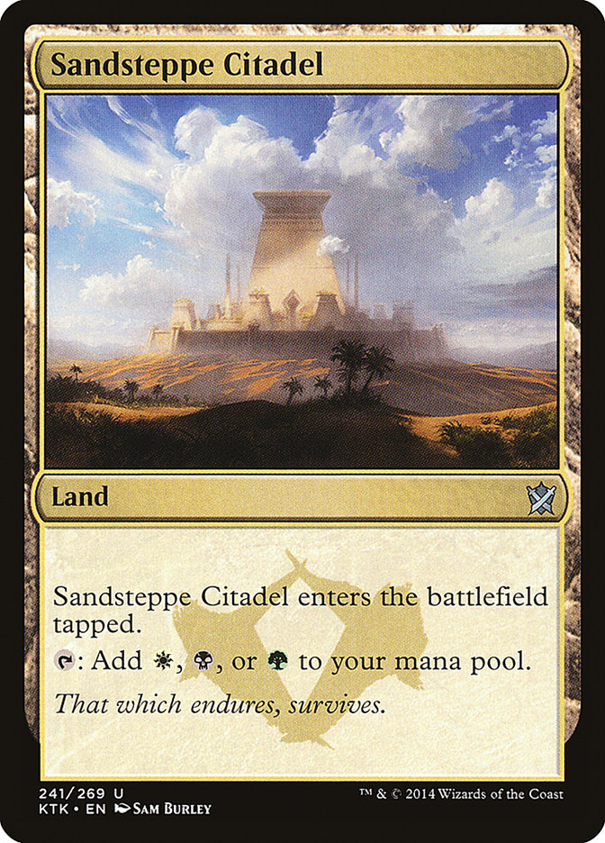 Sandsteppe Citadel [Khans of Tarkir] | Card Citadel