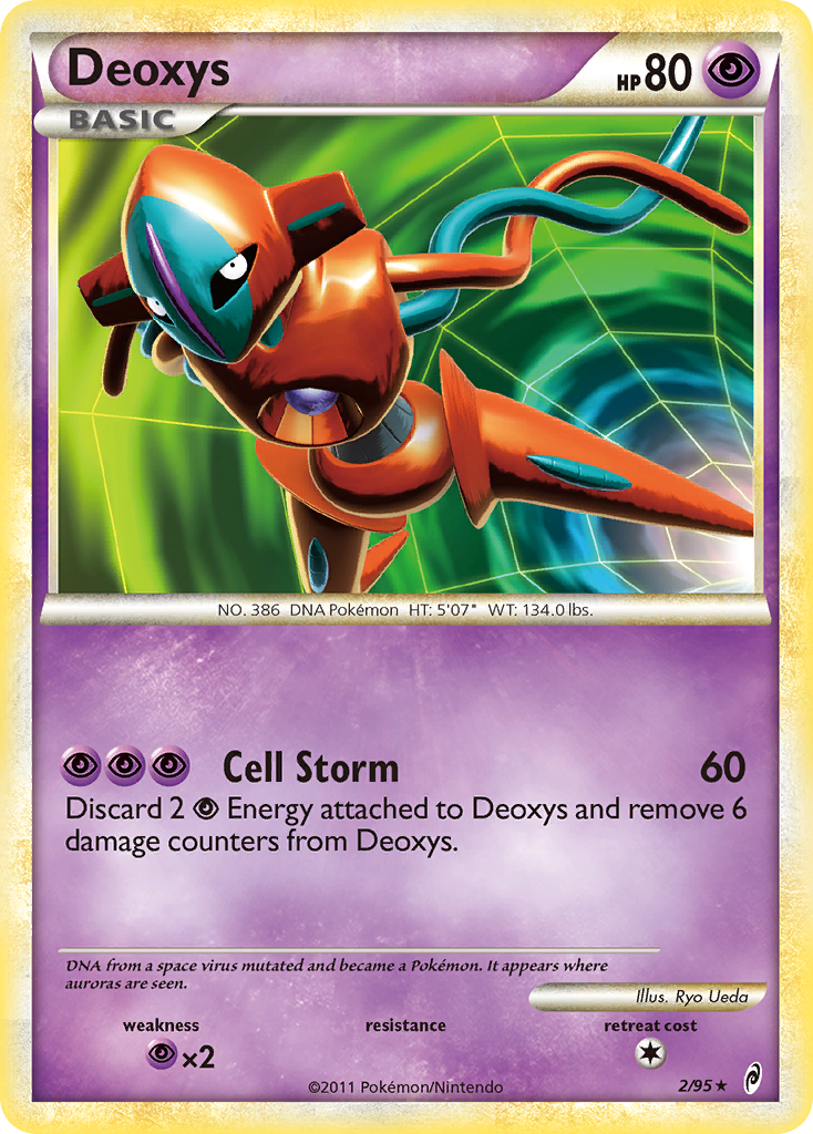 Deoxys (2/95) [HeartGold & SoulSilver: Call of Legends] | Card Citadel