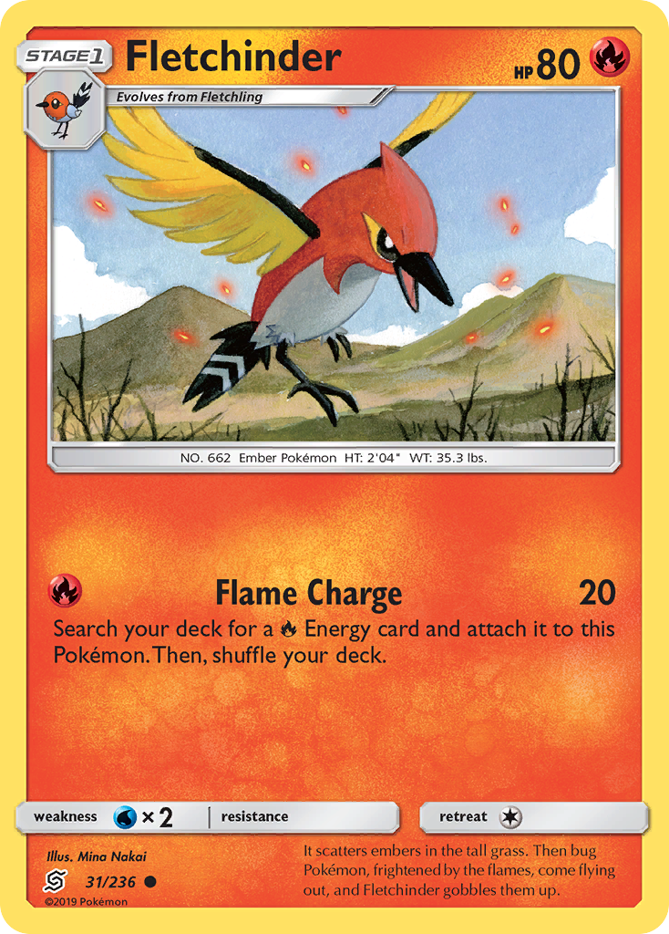 Fletchinder (31/236) [Sun & Moon: Unified Minds] | Card Citadel