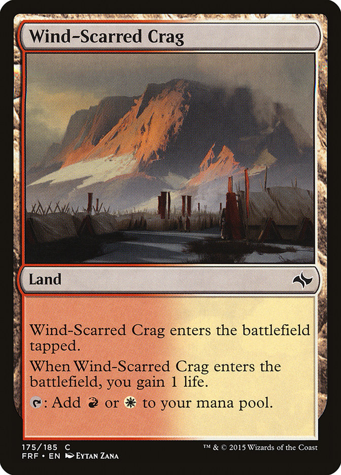 Wind-Scarred Crag [Fate Reforged] | Card Citadel