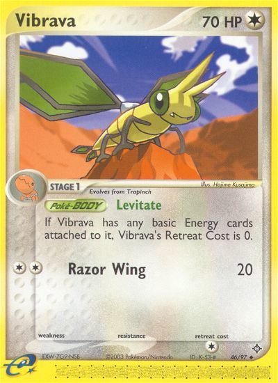Vibrava (46/97) [EX: Dragon] | Card Citadel