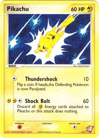 Pikachu (5/5) [Kids WB Promos] | Card Citadel
