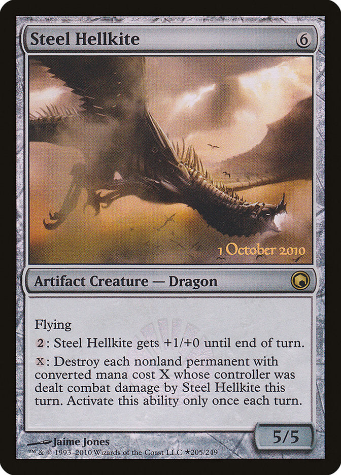 Steel Hellkite [Scars of Mirrodin Promos] | Card Citadel