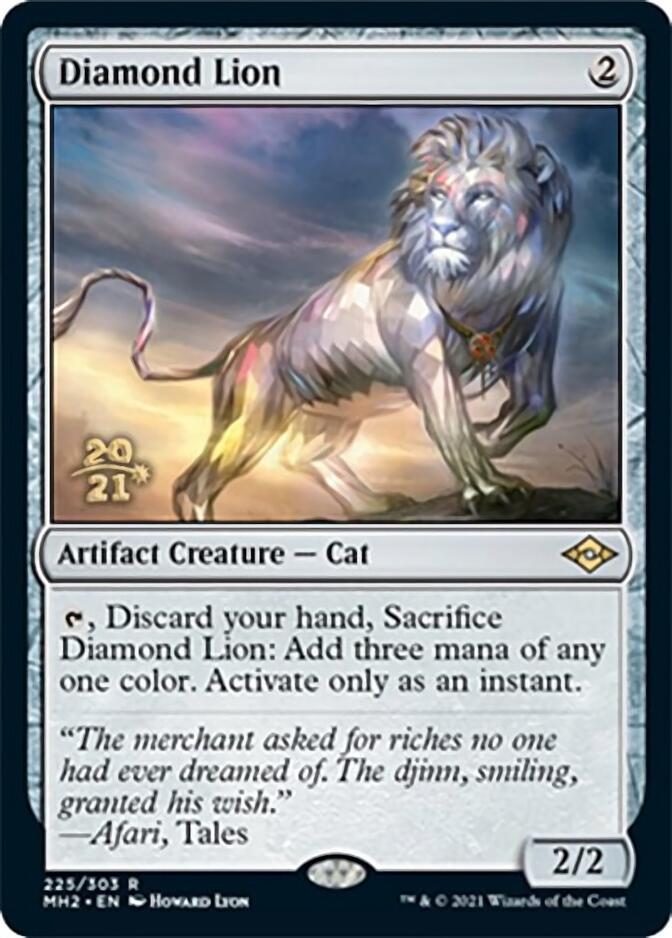 Diamond Lion [Modern Horizons 2 Prerelease Promos] | Card Citadel