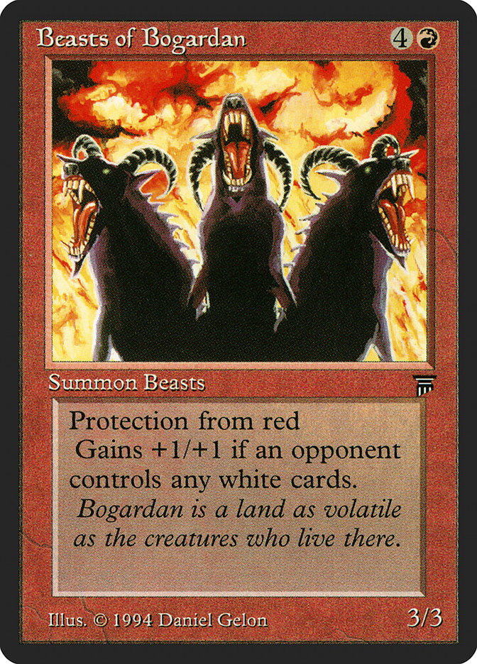 Beasts of Bogardan [Legends] | Card Citadel