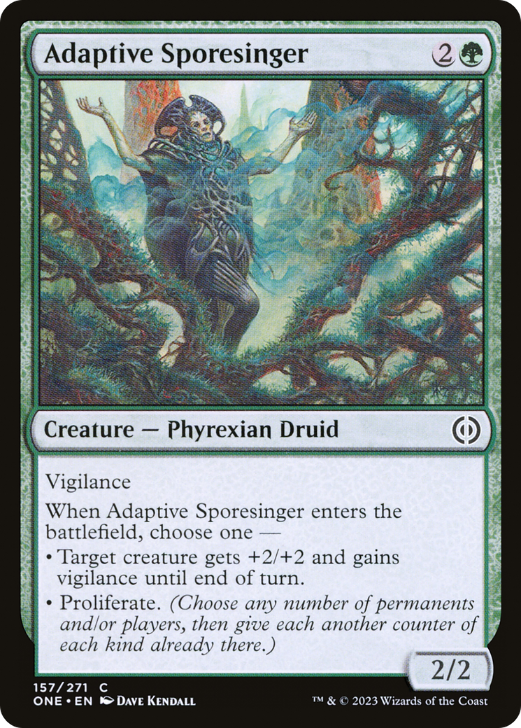 Adaptive Sporesinger [Phyrexia: All Will Be One] | Card Citadel