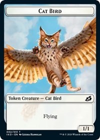 Cat Bird // Human Soldier (005) Double-sided Token [Ikoria: Lair of Behemoths Tokens] | Card Citadel