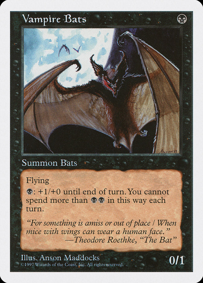 Vampire Bats [Fifth Edition] | Card Citadel