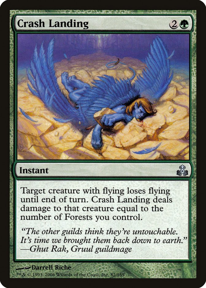 Crash Landing [Guildpact] | Card Citadel