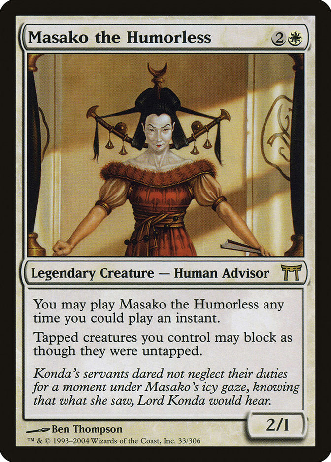 Masako the Humorless [Champions of Kamigawa] | Card Citadel