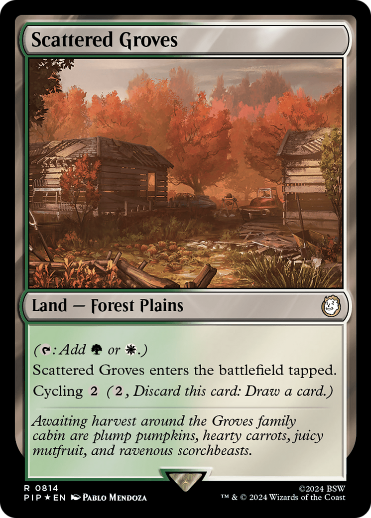 Scattered Groves (Surge Foil) [Fallout] | Card Citadel