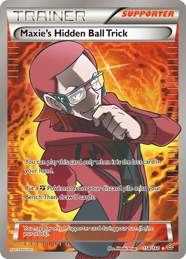 Maxie's Hidden Ball Trick (158/160) [XY: Primal Clash] | Card Citadel