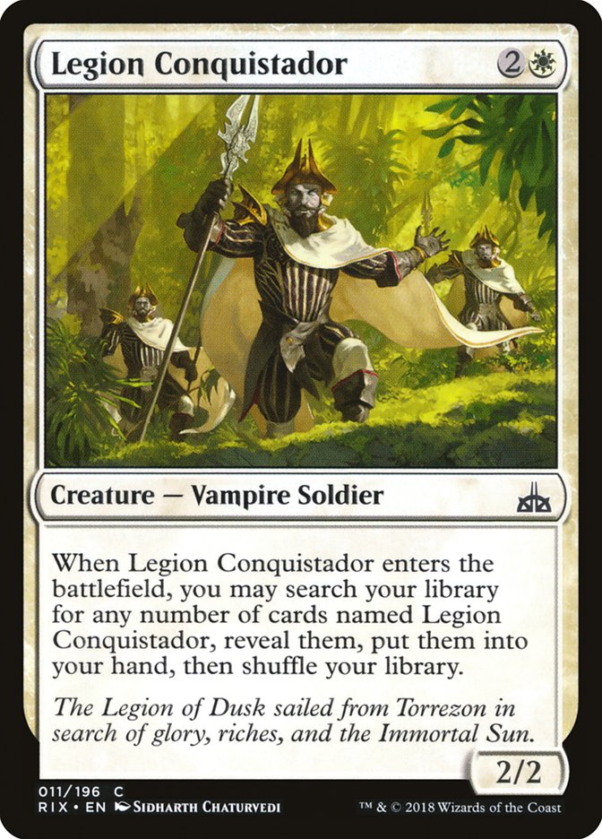 Legion Conquistador [Rivals of Ixalan] | Card Citadel