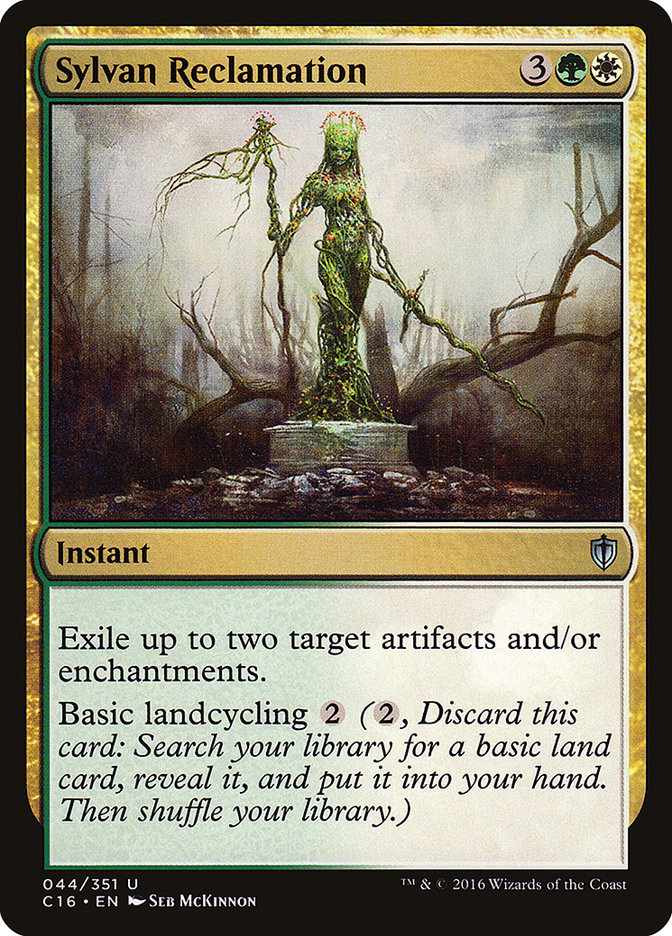 Sylvan Reclamation [Commander 2016] | Card Citadel