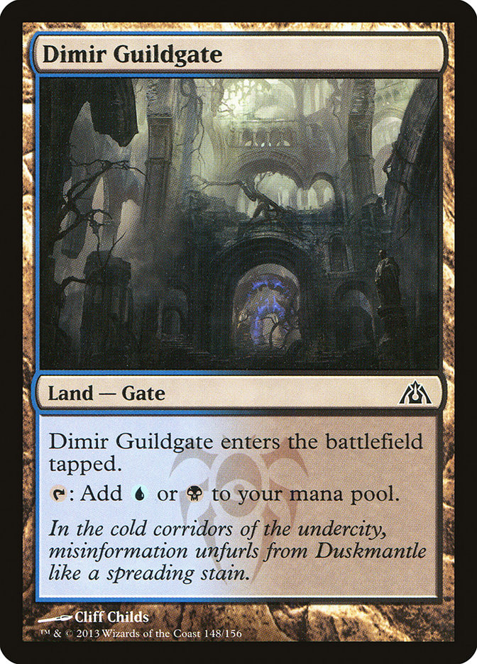 Dimir Guildgate [Dragon's Maze] | Card Citadel