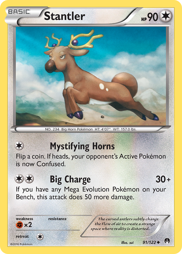 Stantler (91/122) [XY: BREAKpoint] | Card Citadel