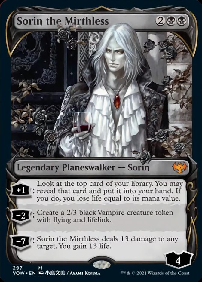 Sorin the Mirthless (Showcase Fang Frame) [Innistrad: Crimson Vow] | Card Citadel