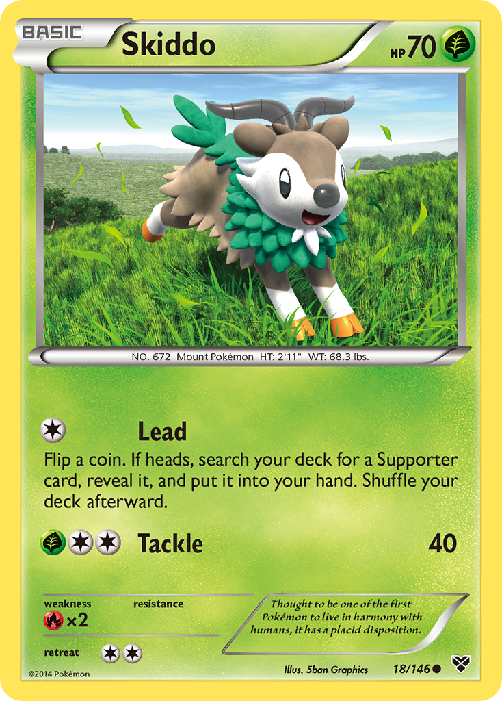 Skiddo (18/146) [XY: Base Set] | Card Citadel