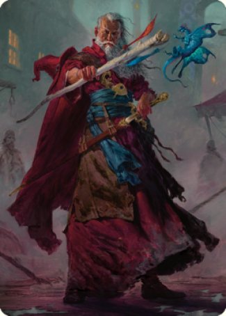 Elminster Art Card (64) [Commander Legends: Battle for Baldur's Gate Art Series] | Card Citadel