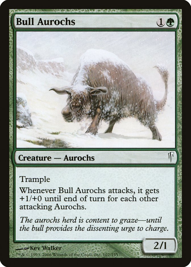 Bull Aurochs [Coldsnap] | Card Citadel