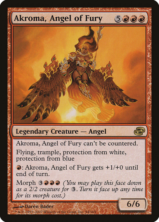 Akroma, Angel of Fury [Planar Chaos] | Card Citadel