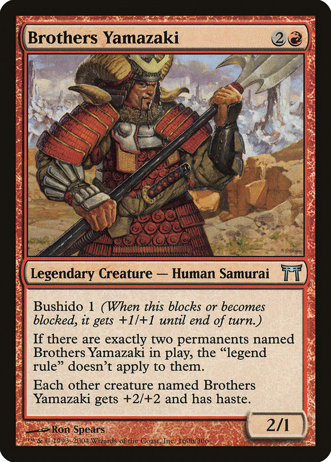 Brothers Yamazaki (160b/306) [Champions of Kamigawa] | Card Citadel
