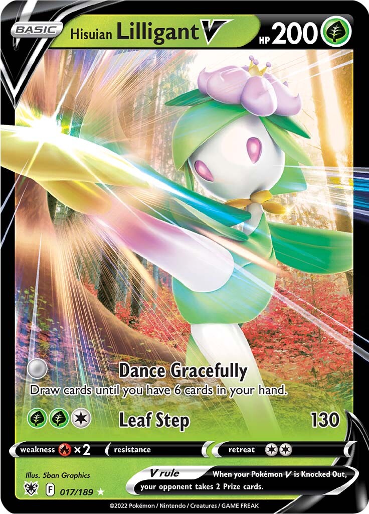 Hisuian Lilligant V (017/189) [Sword & Shield: Astral Radiance] | Card Citadel