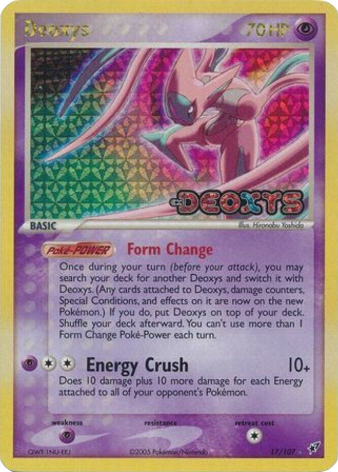 Deoxys (17/107) (Stamped) [EX: Deoxys] | Card Citadel