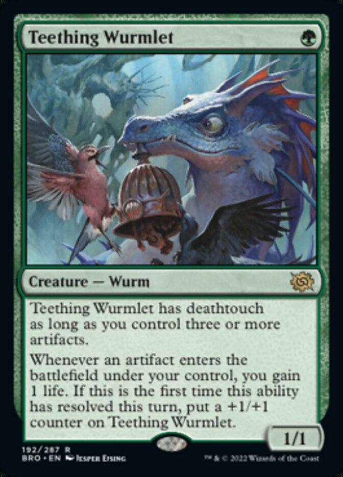 Teething Wurmlet [The Brothers' War] | Card Citadel