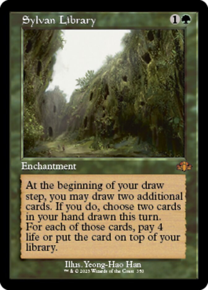 Sylvan Library (Retro) [Dominaria Remastered] | Card Citadel