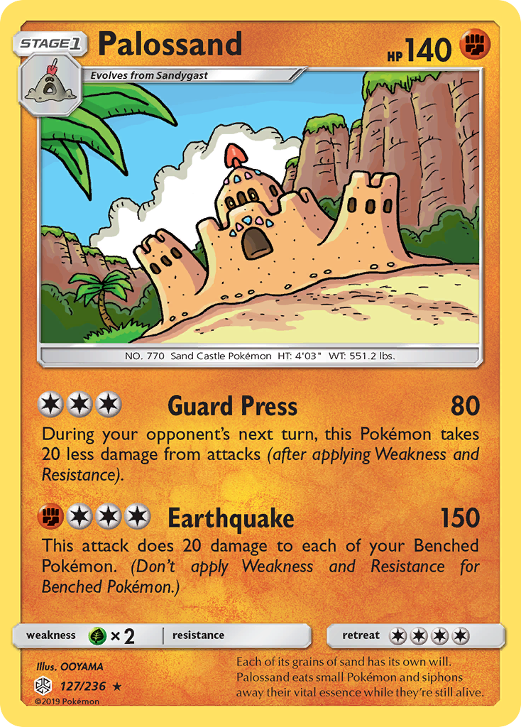 Palossand (127/236) [Sun & Moon: Cosmic Eclipse] | Card Citadel