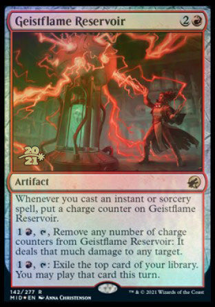 Geistflame Reservoir [Innistrad: Midnight Hunt Prerelease Promos] | Card Citadel