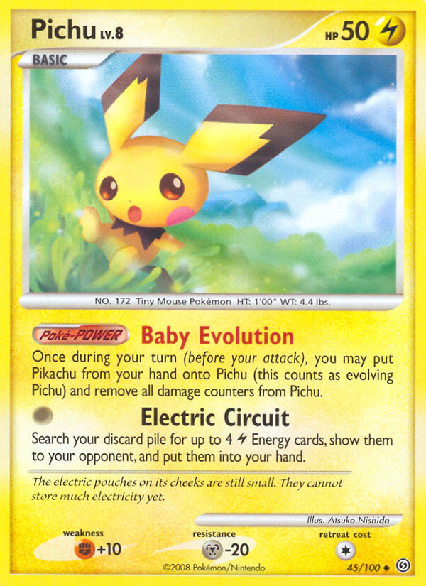 Pichu (45/100) [Diamond & Pearl: Stormfront] | Card Citadel
