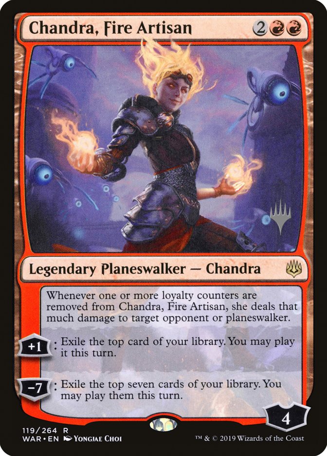Chandra, Fire Artisan [War of the Spark Promos] | Card Citadel