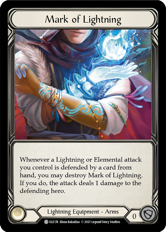 Mark of Lightning [ELE174] (Tales of Aria)  1st Edition Cold Foil | Card Citadel