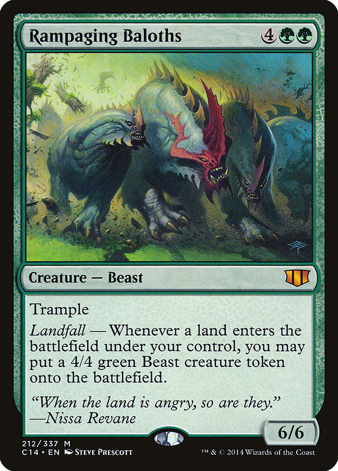 Rampaging Baloths [Commander 2014] | Card Citadel