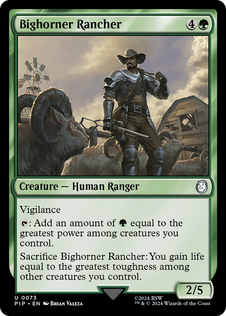 Bighorner Rancher [Fallout] | Card Citadel