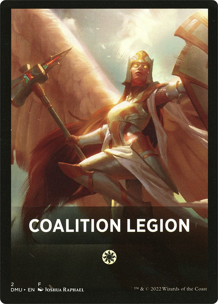 Coalition Legion Theme Card [Dominaria United Tokens] | Card Citadel