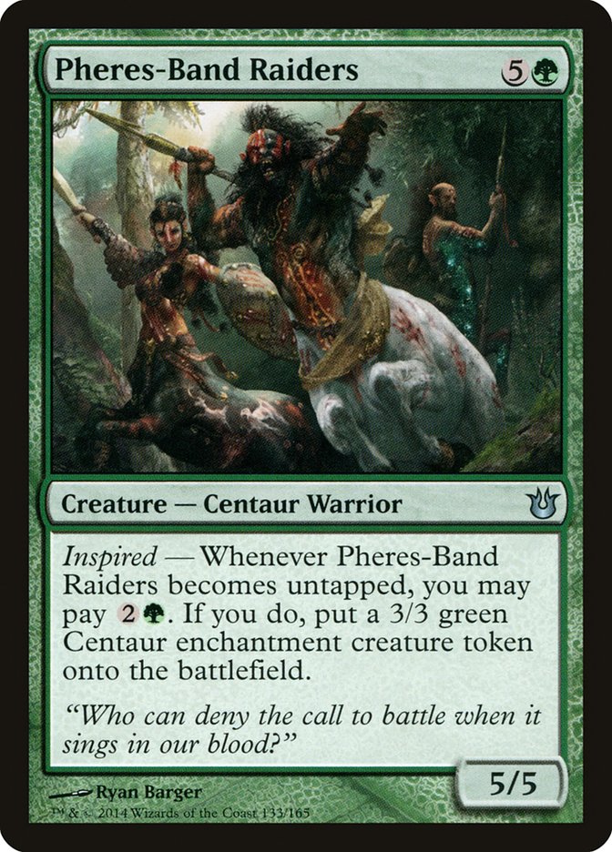 Pheres-Band Raiders [Born of the Gods] | Card Citadel