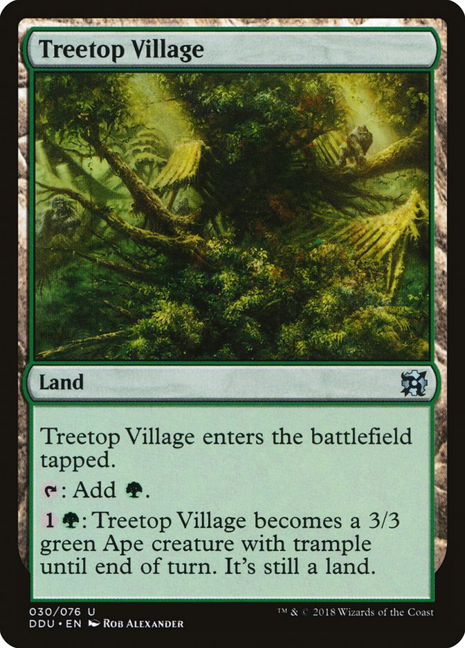 Treetop Village [Duel Decks: Elves vs. Inventors] | Card Citadel